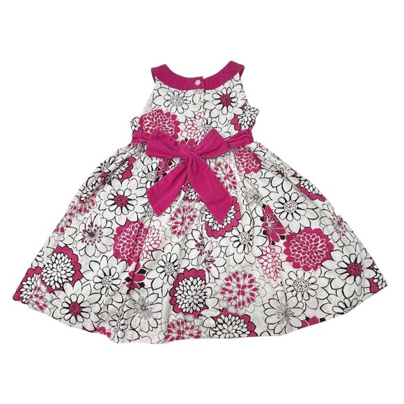 Girls -‎ 2 Sundresses - White Dresses with Floral & Balloon Designs - Size 4T - Picture 8 of 12